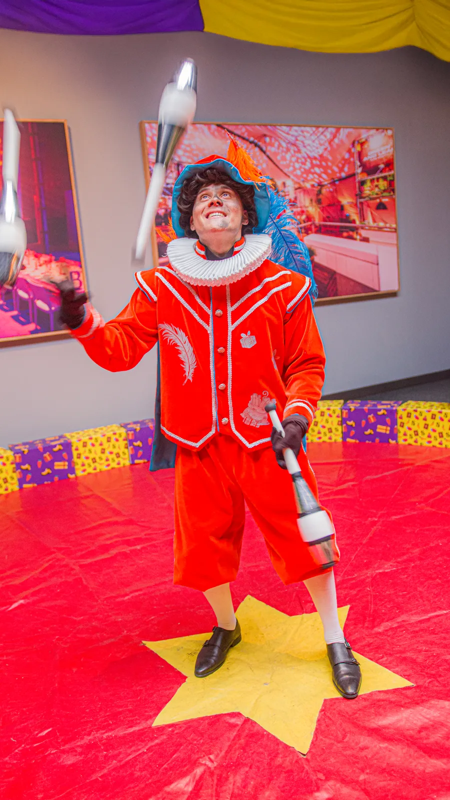 Jongleer Piet sfeerimpressie