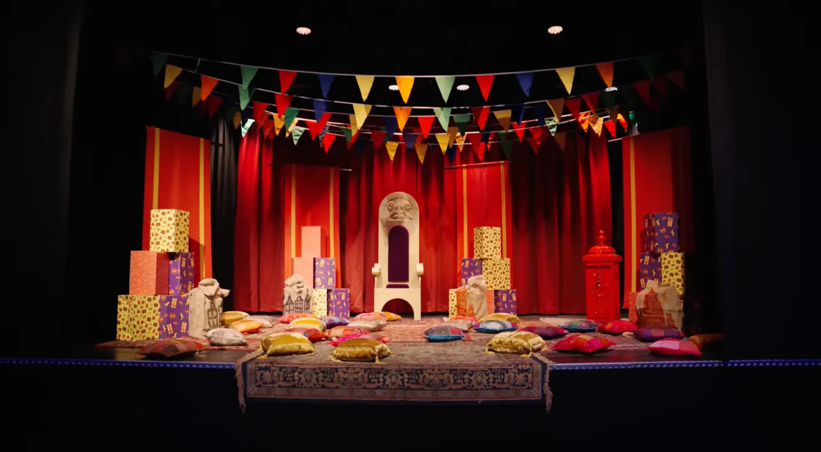 Rood Decordoek sfeerimpressie
