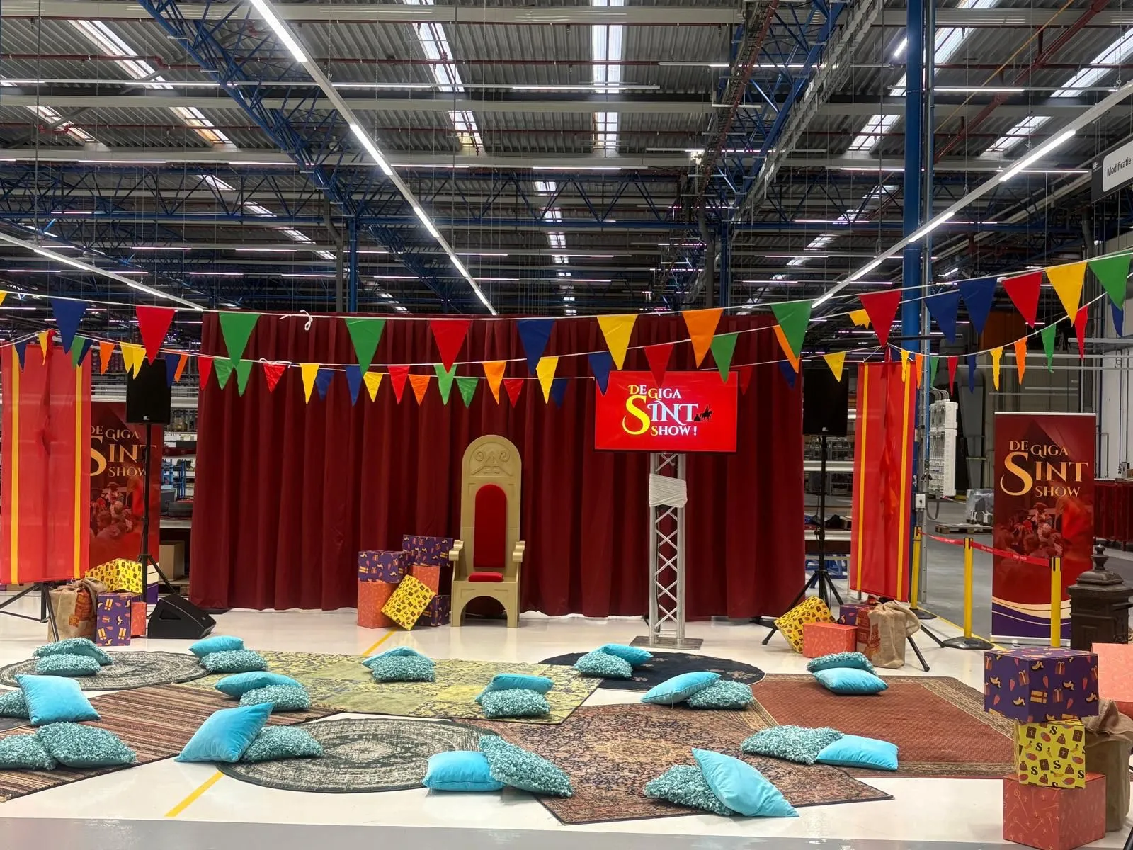 Rood Decordoek sfeerimpressie